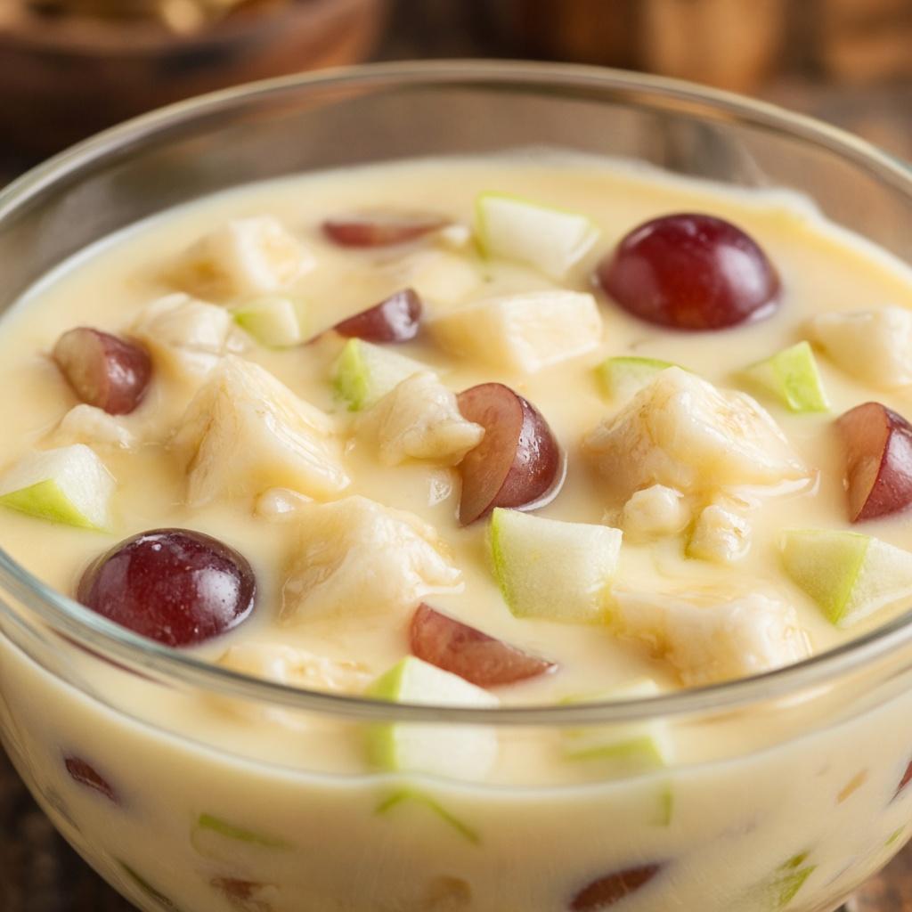 Fruit custard