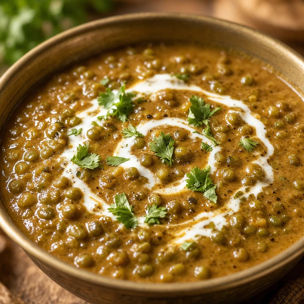 Green moong makhani