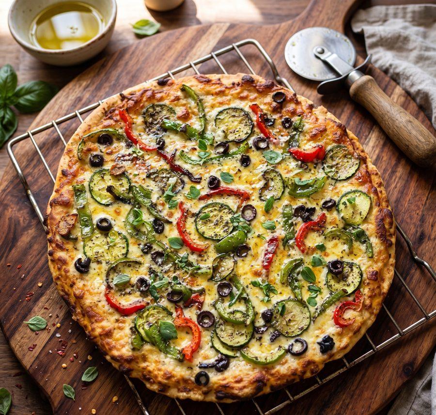 Vegetable pizza